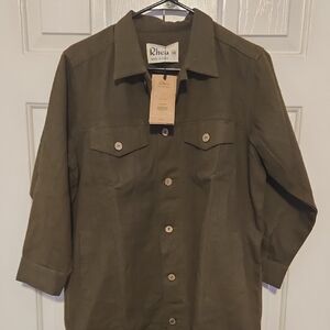 Rhea Costa Olive Utility Jacket
